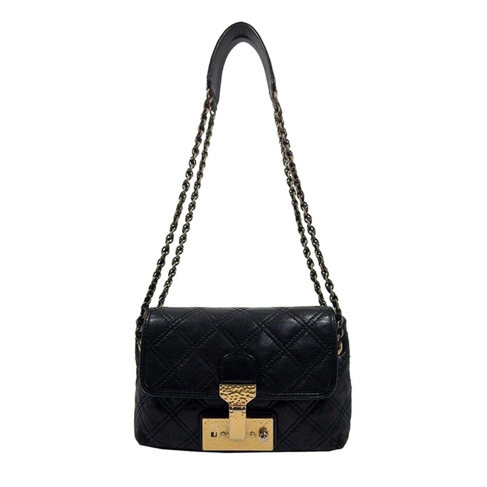 *Marc Jacobs Black Quilted Baroque Single Shoulder/Crossbody Bag